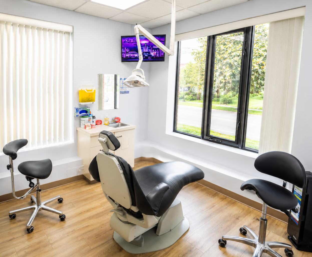 Bright Haven Dental treatment room with dental chair